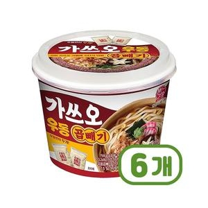 한일식품 본고장 가쓰오우동 곱빼기 329.6g (6개)