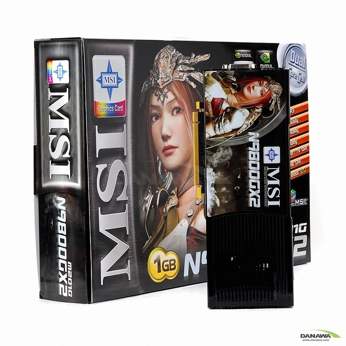 지포스 9800GX2 N9800GX2-M2D1G 1GB 웨이코스
