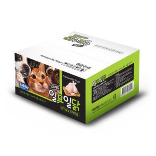 테비토퍼 일묘일닭 닭가슴살 20g (400개)