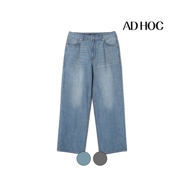 남성 세미 와이드핏 데님 팬츠 HC4DP11_DJ