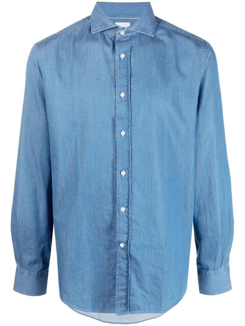 브루넬로쿠치넬리 브루넬로 쿠치넬리 DENIM COTTON SHIRT MR6830627C001 1JP3 T
