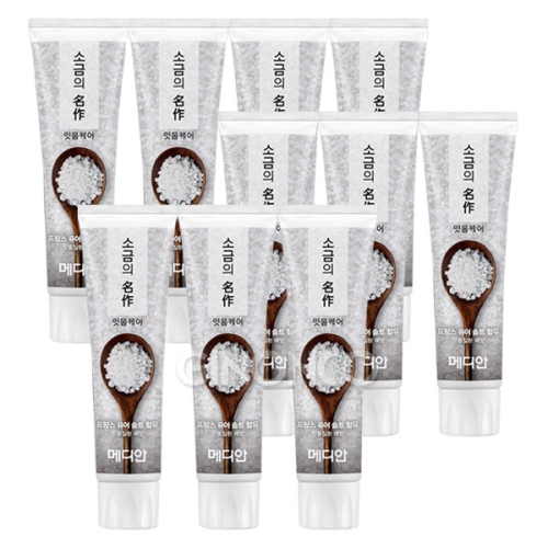 아모레퍼시픽 메디안 소금의 명작 잇몸케어 치약 120g (10개)