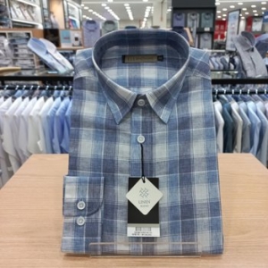 엘르옴므 린넨혼방 빅체크 EBCMZ-41942_이미지