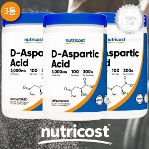뉴트리코스트 D-아스파르트산 무맛 300g (3개)