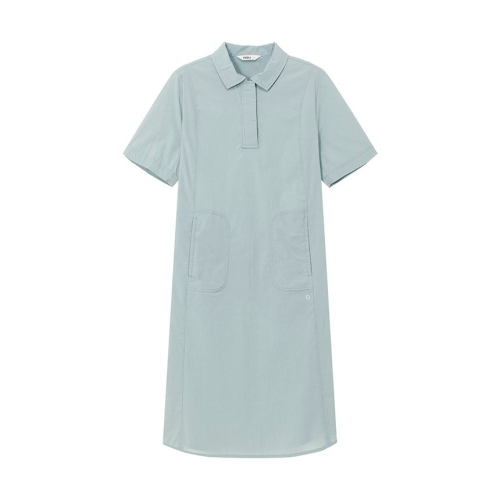 나우 W 워케이션 셔츠원피스 GRAYISH GREEN 0.0 1NUOPMU504G4_이미지