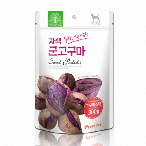 더내추럴 자색 군고구마 스틱 300g