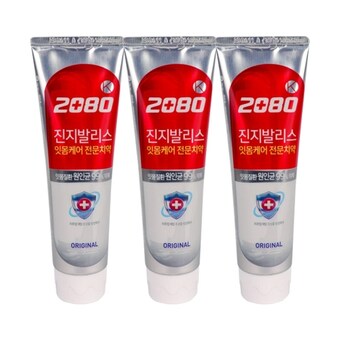 <b>2080</b> <b>진지발리스</b> 오리지널 <b>치약</b> 140g