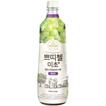 쁘띠첼 미초 청포도 900ml