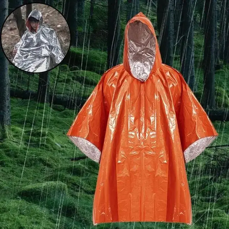 셀러허브 야외 판초우의 은박담요 은박우비 경량 안전 배낭여행 S27377336