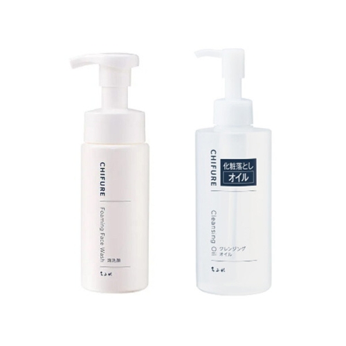 치후레 포밍 페이스 워시 180ml 1개 + 클렌징 오일 220ml 1개 (1세트)_이미지