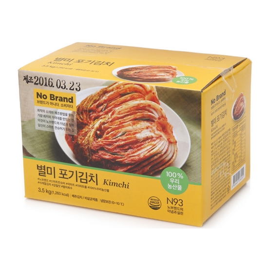 이마트 노브랜드 별미 포기김치 3.5kg (1개)_이미지