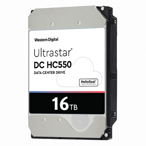 Western Digital Ultrastar DC HC550 7200/512M/중고 (16TB, WUH721816ALE6L4)_이미지