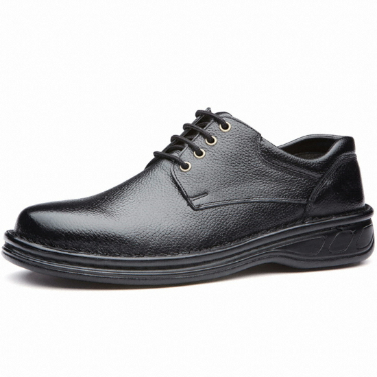 다올(DAOL) 천연소가죽 오플레더 더비 캐주얼화 CIE027BK