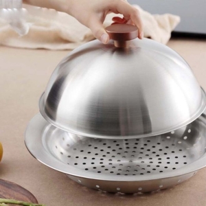 찜기 찜채반 돔스티머 채반 찜뚜껑 24-28cm 단품