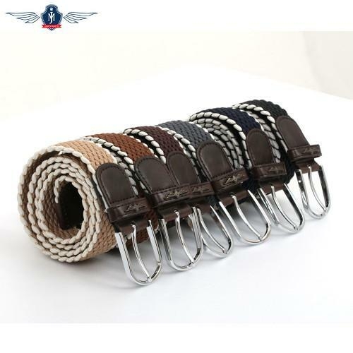 제임스마틴 로고장식 심플 단식 스판벨트 (JMBT14F-02)