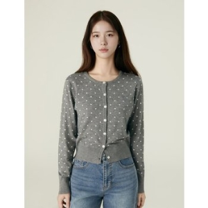 로엠 스타필드 안성 도트 가디건_RMCKF49R12_이미지