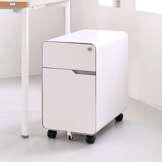 올즈 큐브 2단 이동식 슬림 책상서랍 310_이미지