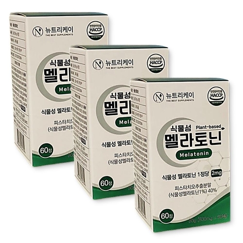  뉴트리케이 식물성 멜라토닌 60정 [3개]