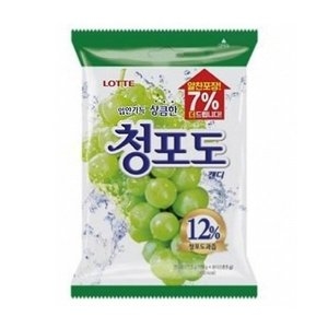 롯데 청포도 캔디_이미지