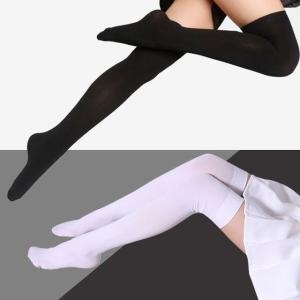 [불명] 필수품 롱스타킹 여자 무릎위 오버니삭스 요가 니삭스 사계절 무릎위스타킹