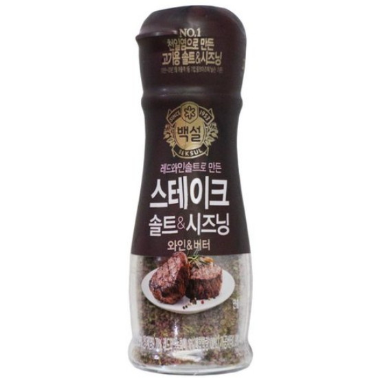 백설 스테이크 솔트&시즈닝 와인&버터 40g (1개)_이미지