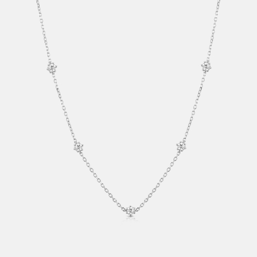 메트로시티 주얼리 코르테 14K 화이트 네크리스 A221GN1113W4A_이미지