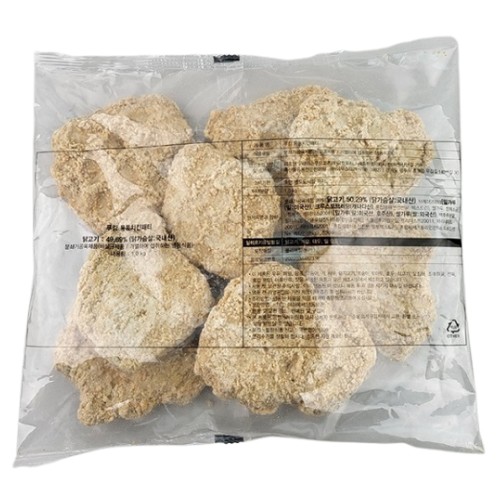 이우스 푸킹 통통치킨패티 1kg (1개)