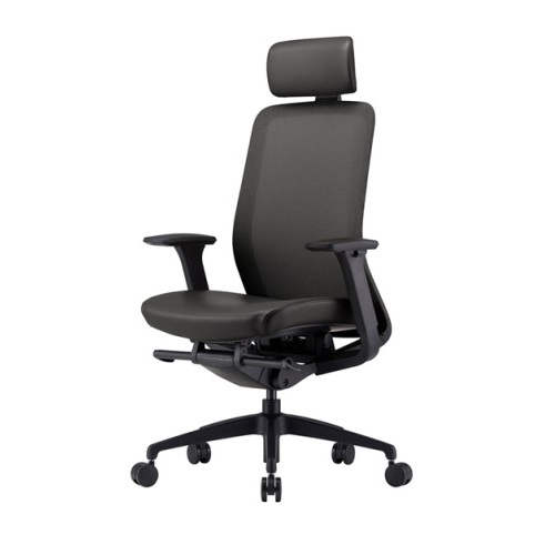 파트라 라보 블랙프레임 사무용 의자 PCRV LV11MPASD BK (인조가죽좌판)_이미지