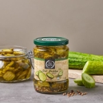 욘카푸드 리오산토 딜 피클 슬라이스 550g (1개)