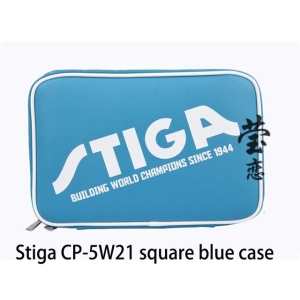스티가 운동용품 탁구 가방 케이스 커버 pu 라켓 스타일 04 CP-5W21 blue_이미지
