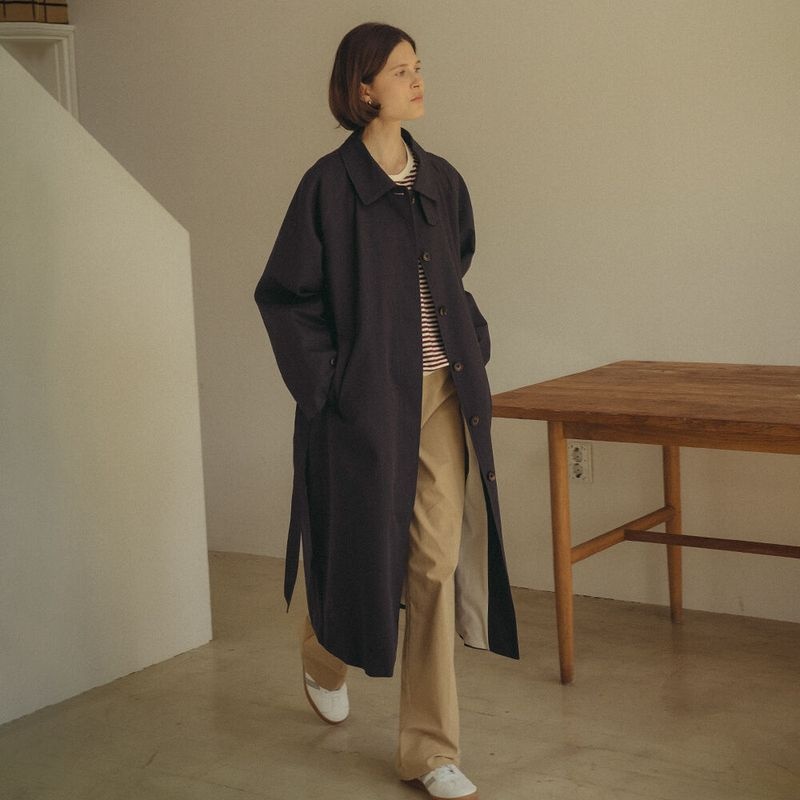 EnC 노운베러 cotton tr h coat_Navy 2764661 409886_이미지