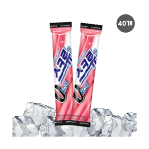 롯데제과 스크류바 0칼로리 75ml (40개)