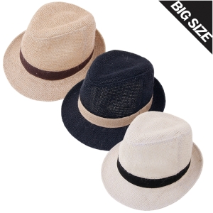 마메든 빅사이즈 큰 성근마 중절모자 3 여름 페도라 Y21876