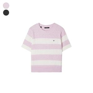 게스 여성 라운드 넥 반팔 풀오버 RP2S06J1_이미지