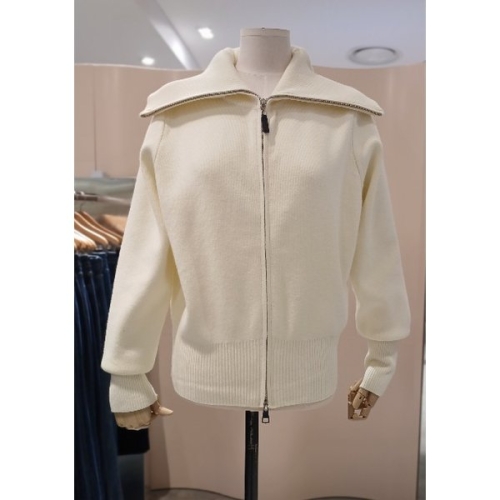 파프리카 루미앤플로모던. 윙카라 지퍼 크랍 가디건SL1CD202J