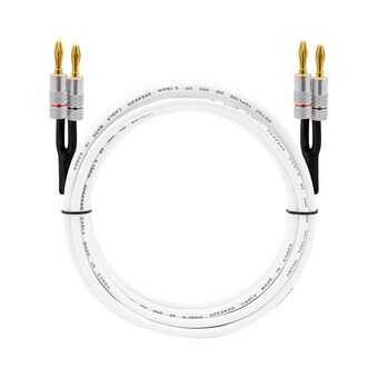 탑라인에이치디 HDTOP <b>바나나</b><b>플러그</b> 50C 화이트 스피커케이블