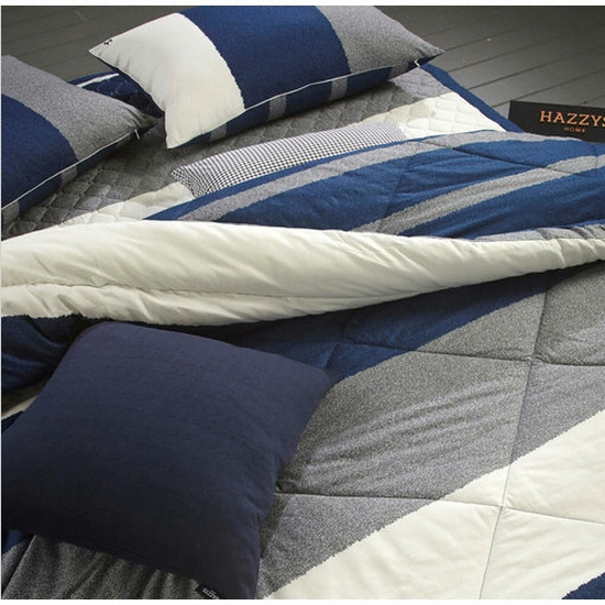 헤지스홈 케빈 네이비 퀼트이불 (퀸 Q)_이미지