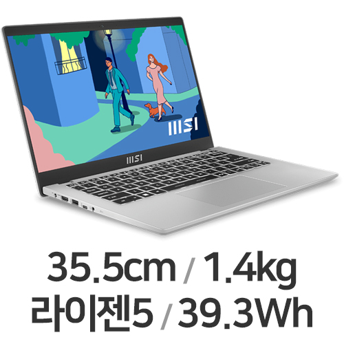 MSI 모던시리즈 모던 14 C7M-R5 어반 실버 (SSD 512GB)_이미지