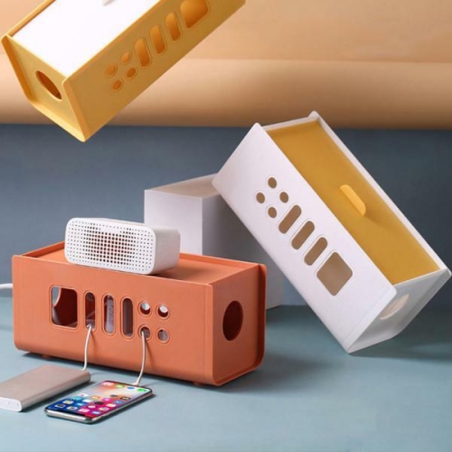 예홈 책상 멀티탭 콘센트 정리함 케이블 타이 전선 정리