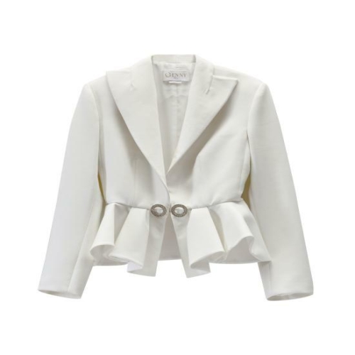  제니 수트 자켓 79AJQ574 N0690 003 BIANCO