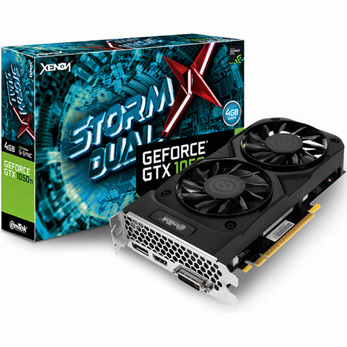 이엠텍 XENON 지포스 GTX1050 Ti STORM X Dual OC D5 4GB_이미지