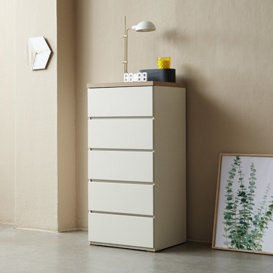 데코라인  픽스 5단 서랍장 600