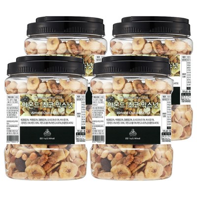 넛츠팜 아몬드 초코 믹스넛 1kg (4개)_이미지