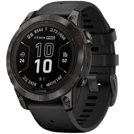 가민 피닉스 7 프로 사파이어 솔라 에디션 (실리콘밴드, 해외구매)_이미지