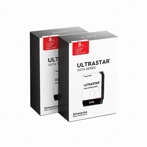 Western Digital Ultrastar DC HC510 박스 패키지 7200/256M HUH721008ALE600 (2x8TB)
