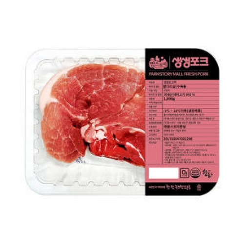 생생포크 한돈 앞다리 수육용 냉장 1kg (2개)