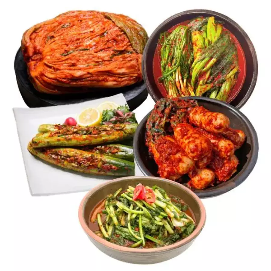 도미솔식품 왕비 포기김치 5kg + 열무김치 2kg + 오이통김치 2kg + 쪽파갓김치 2kg+ 총각김치 2kg이미지입니다. 누르면 해당 게시물로 새창이동합니다.
