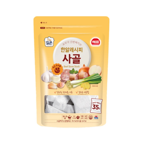 사조대림 해표 한알레시피 사골 35알 119g (1개)