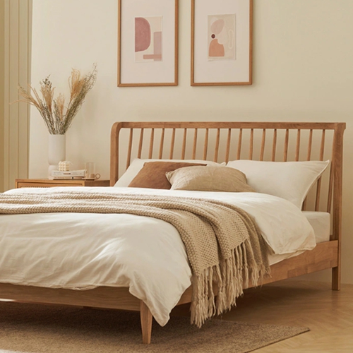 더메이드 한샘몰 리브 내추럴 원목 침대 Q (매트별도)