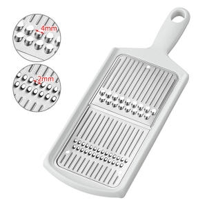 시모무라 티타늄 양면 채칼 2/4mm 오이 당근 무